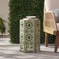 Hearth and Haven Eliana 12" Patio Side Table in Green, , large