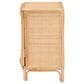 Baxton Studio Kiara 2-Shelf Nightstand in Natural, , large