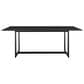 Blue River Grand 7-Piece Patio Dining Table Set in Black, , large