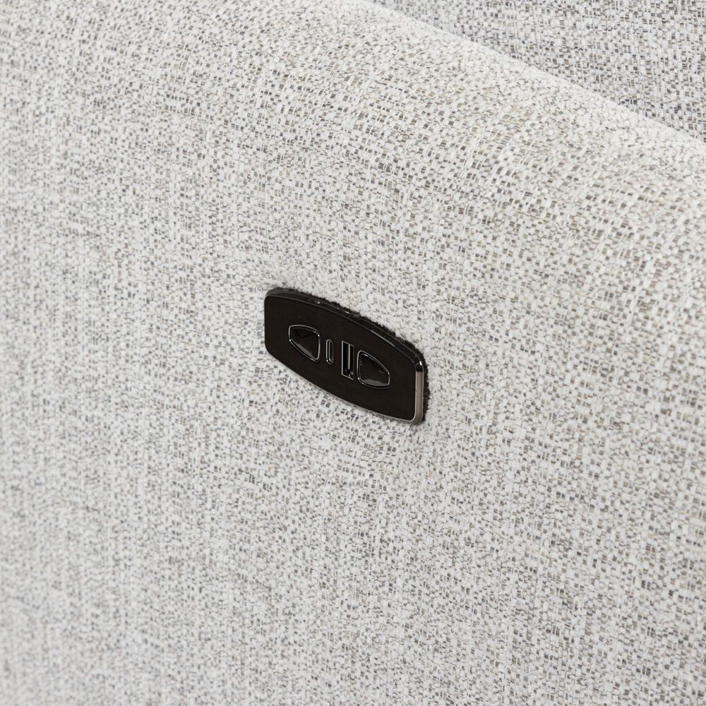 Ashley Alainmont Next-Gen Nuvella Power Swivel Recliner in Stone, , large