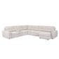 Oxford Furniture 7-Piece Power Reclining Sectional in Brisbane Alibaster, , large
