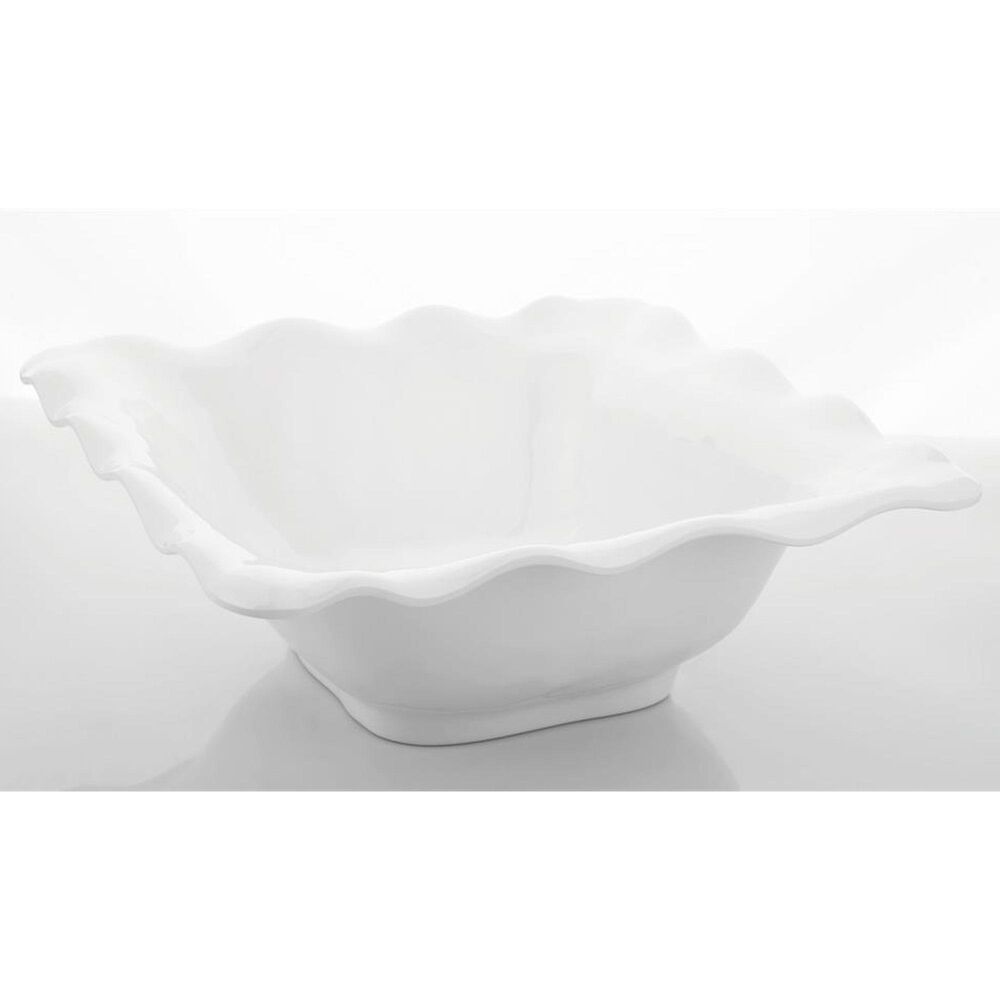 Supreme 12.5" Melamine Serving Bowl in White, , large