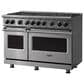 Viking Range 48" Liquid Propane Gas Range with 8-Burner in Stainless Steel, , large