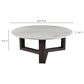 Moe"s Home Collection Jinxx Coffee Table in Grey, , large
