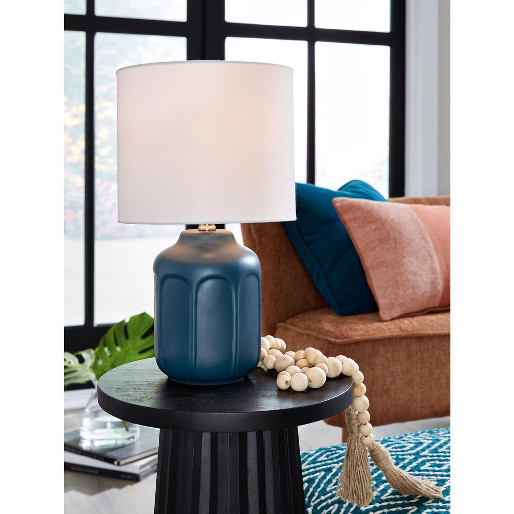 Ashley Gierburg Table Lamp in Teal, , large