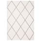 Safavieh Parma Shag PMA515A 6" x 9" Cream and Grey Area Rug, , large