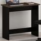 HOMLUX Modern Computer Desk in Columbia Walnut and Black, , large
