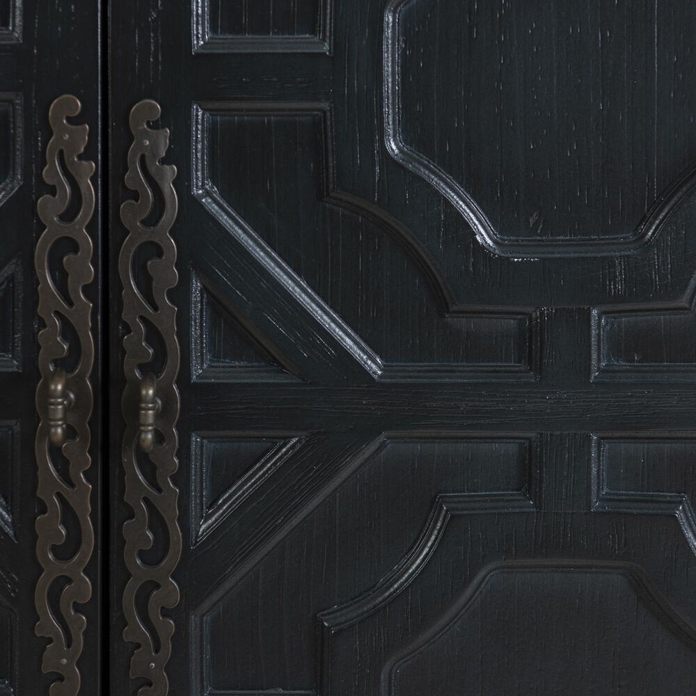 Linon Home Decor Merrin 2-Door Accent Cabinet in Midnight Blue, , large