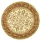 Safavieh Lyndhurst LNH214R 10" Round Ivory and Rust Area Rug, , large