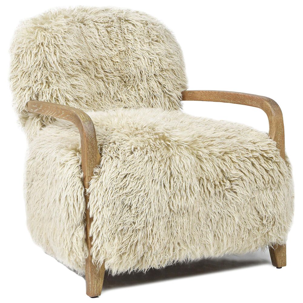 Jennifer Taylor Home Enchante Accent Chair in Taupe Beige, , large