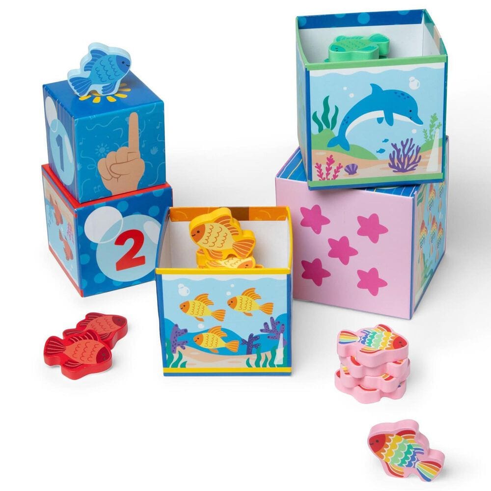 Melissa &amp; Doug Ms. Rachel Sort and Count Nesting Blocks, , large