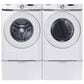 Samsung 4.5 Cu. Ft. Front Load Washer and 7.5 Cu. Ft. Gas Dryer Laundry Pair with Pedestal in White, , large