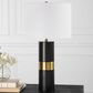 Uttermost 27" Table Lamp in Black and Gold, , large