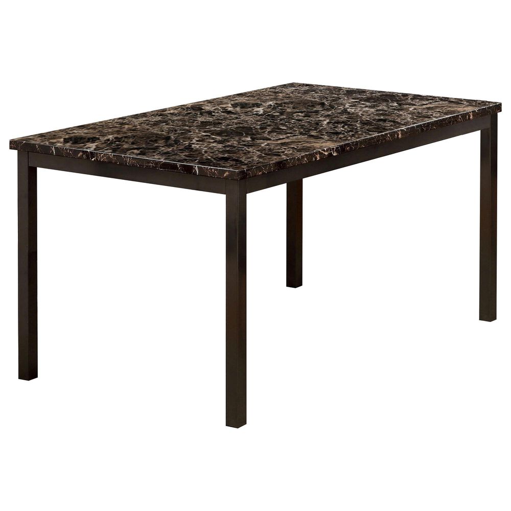 Furniture of America Bernard Dining Table in Black, , large