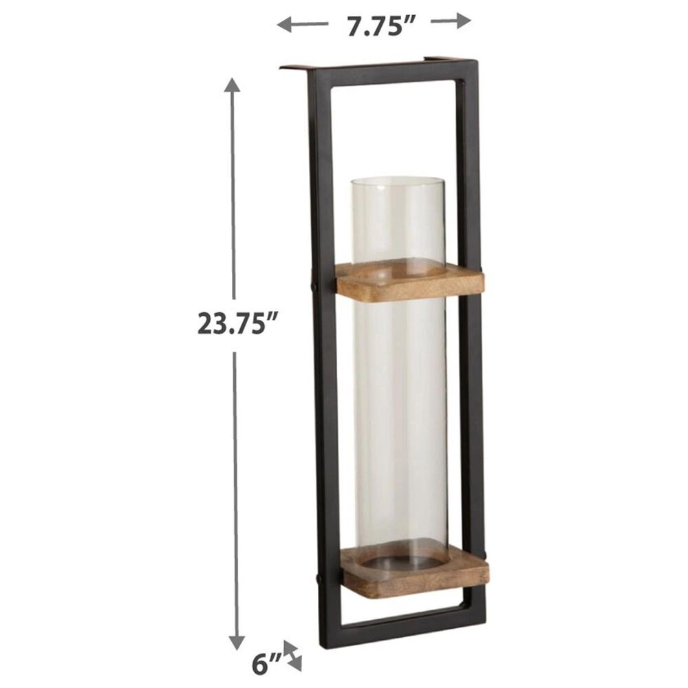Ashley Colburn Wall Sconce in Natural and Black, , large