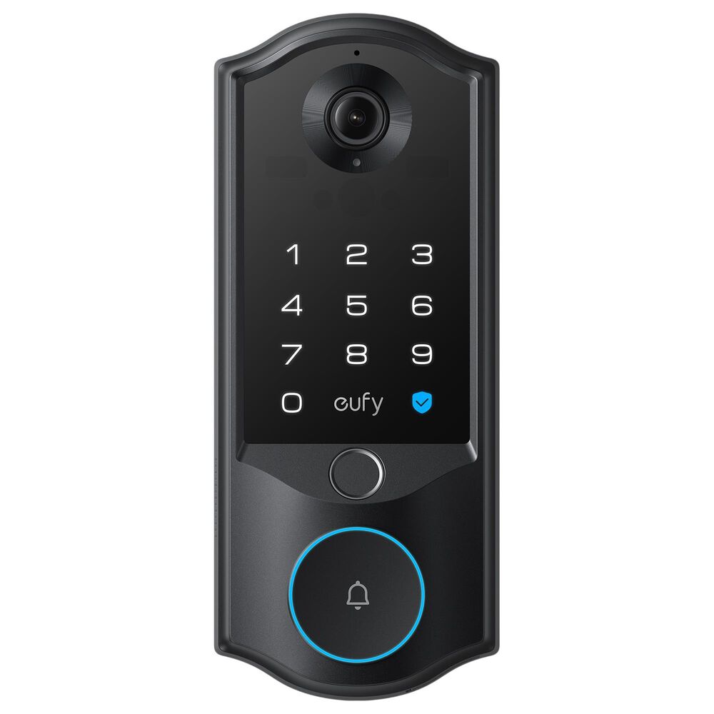 eufy FamiLock E40 Smart Security Lock with Facial Recognition in Black, , large