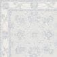 Safavieh Micro-Loop Traditional 4" x 6" Light Blue and Ivory Area Rug, , large