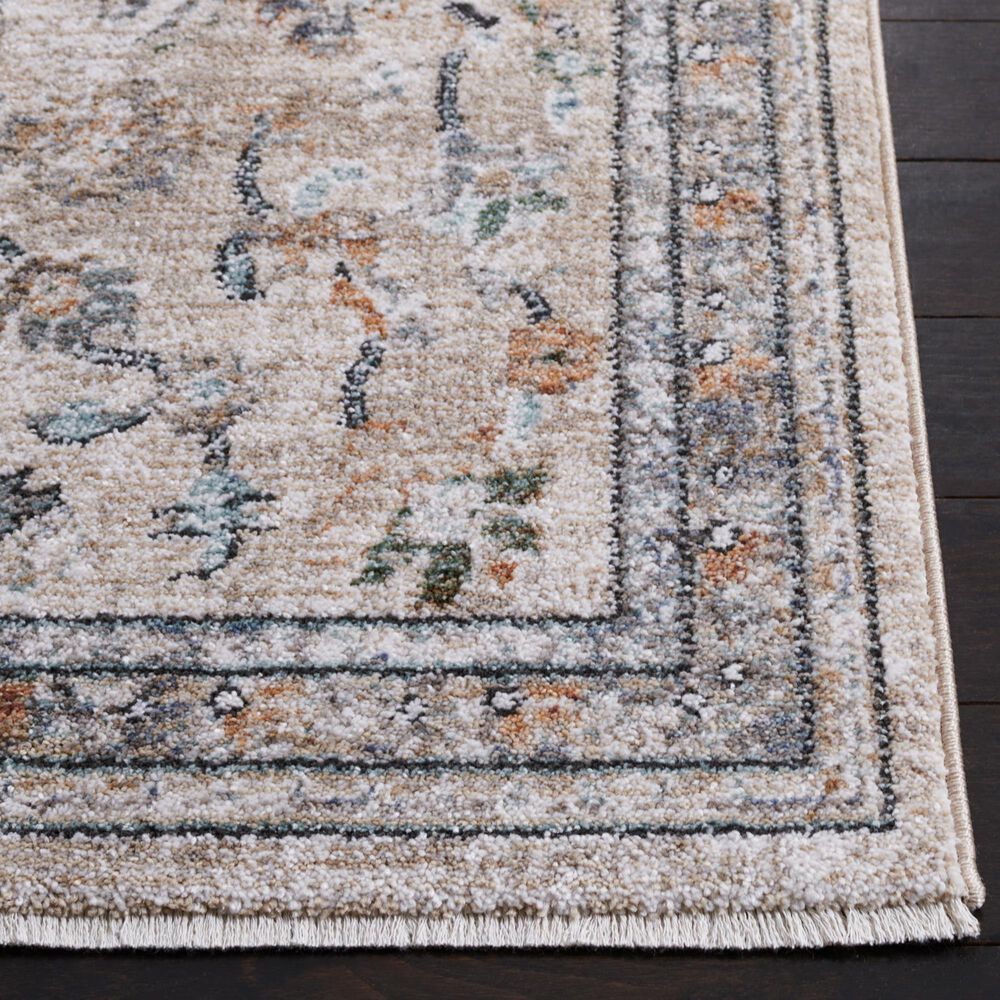 Safavieh Jasmine JSM333 2&#39;2&quot; x 9&#39; Grey and Blue Runner, , large
