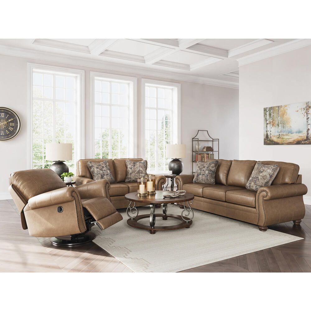 Ashley Chasemore Manual Swivel Glider Recliner in Earth, , large