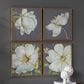 Hearth and Haven 20" x 20" Botanical Wall Art Print in White, Gold and Gray (Set of 4), , large