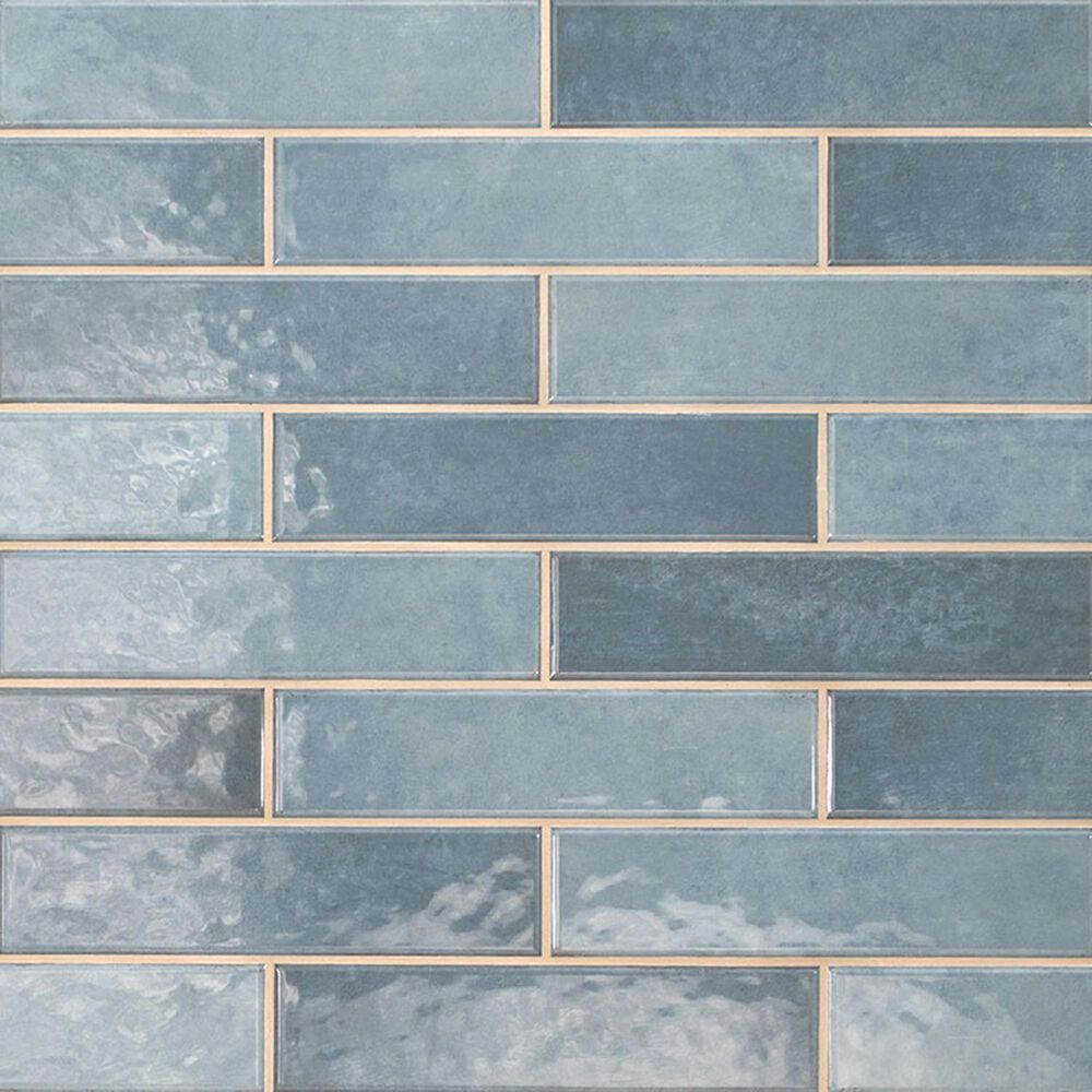 MS International Renzo Denim 3&quot; x 12&quot; Ceramic Tile, , large