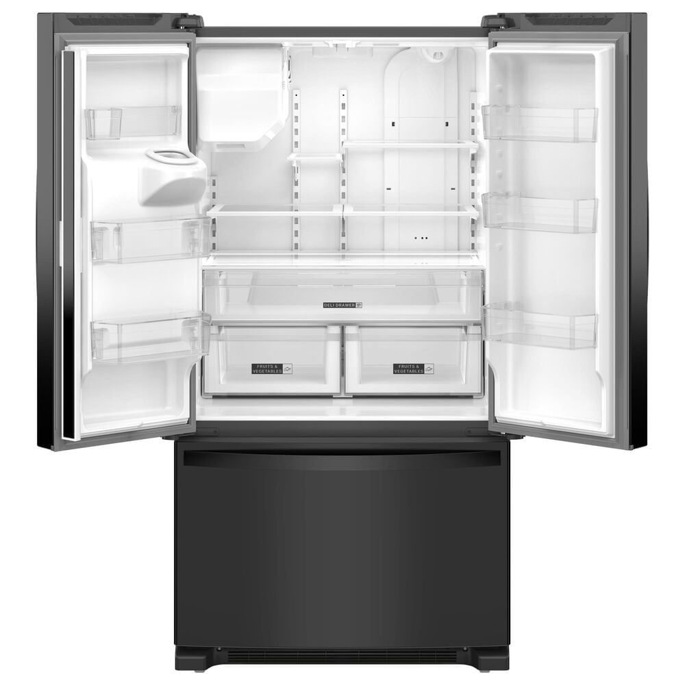 Whirlpool 24.7 Cu. Ft. French Door Refrigerator in Black, , large
