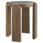 Ashley Gavrilley End Table in Light Gray Wash, White and Taupe, , large
