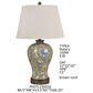 Porch View Chinoiserie Porcelain Table Lamp in Yellow, , large