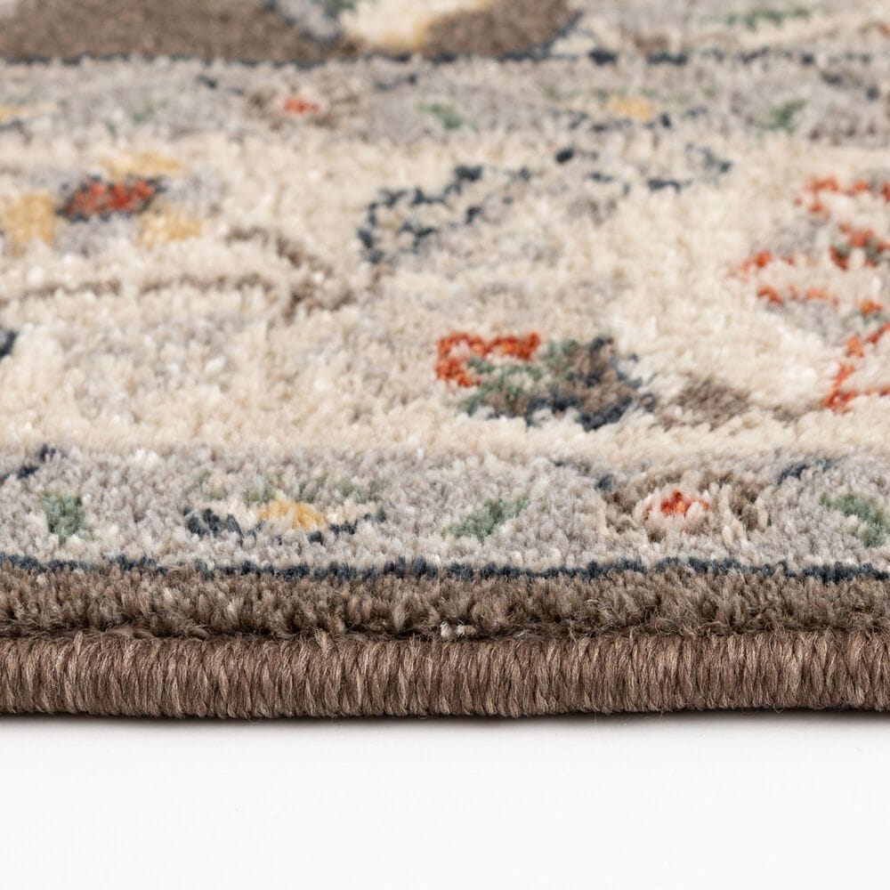 Central Oriental Minerva Maneli Latte and Alabaster 2&#39;3&quot; x 7&#39;7&quot; Runner, , large
