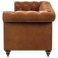 Jennifer Taylor Home Alto Stationary Sofa in Burnt Orange Velvet, , large