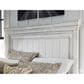Ashley Kanwyn Queen Panel Bed in Distressed Whitewash, , large