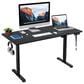 Rta Products Llc Zenith Electric Height Adjustable Sit-to-Stand Desk in Black, , large