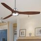 Minka-Aire Skyhawk 60" LED Ceiling Fan in Brushed Nickel, , large