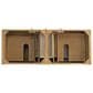 James Martin Vanities Hudson 60" Double Bathroom Vanity in Light Natural Oak with 3 cm White Zeus Quartz Top and Rectangular Sinks, , large