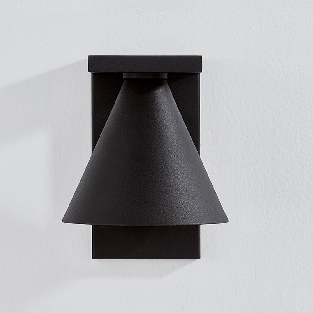 Troy Lighting Sean 12" 1-Light Wall Sconce in Texture Black, , large