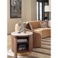 Lexington Furniture La Costa Avenida End Table in Anticato, Sierra Tan and Satin Gold, , large