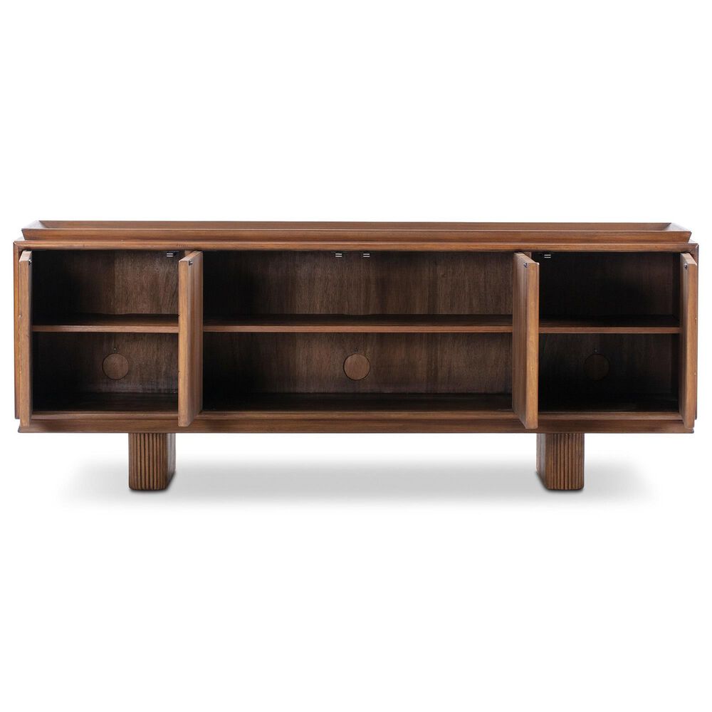 Four Hands Lyle Media Console in Rust, , large