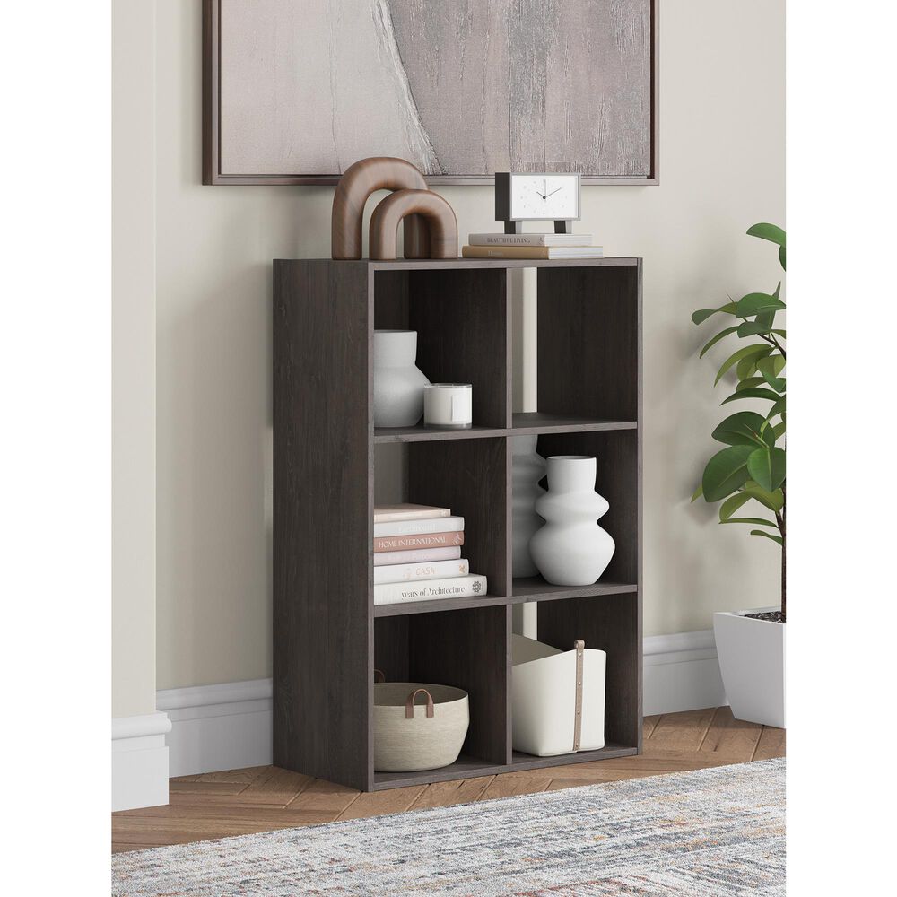 Ashley Piperton 6-Cube Organizer in Charcoal, , large