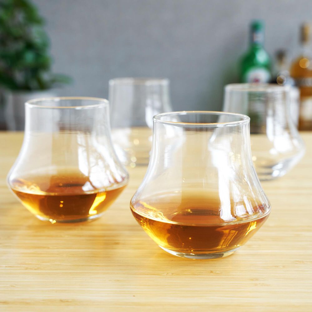 True Brands Whiskey Tasting Glasses in Clear &#40;Set of 4&#41;, , large