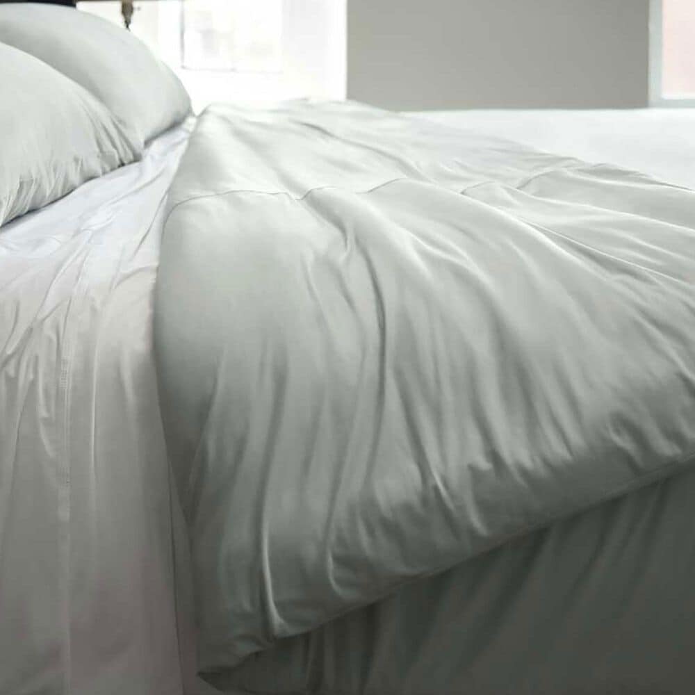 SHEEX Midnight Label Queen Duvet Cover in Mist Gray, , large