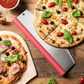 Fante"s Rocking Pizza Cutter with Blade Guard in Stainless Steel and Red, , large