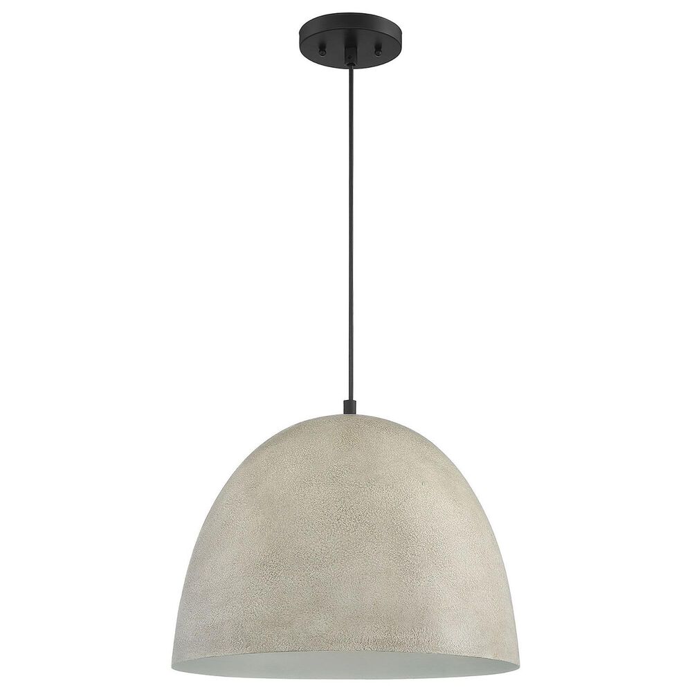 Savoy House 1-Light Pendant in Matte Black, , large