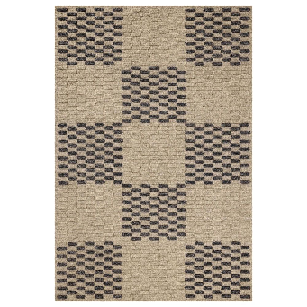 Chris Loves Julia x Loloi Bradley 7"9" x 9"9" Beige and Midnight Area Rug, , large