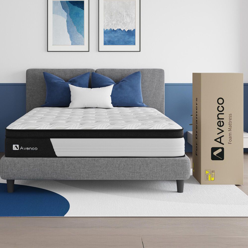 Avenco Classic 12" Medium King Mattress in a Box, , large