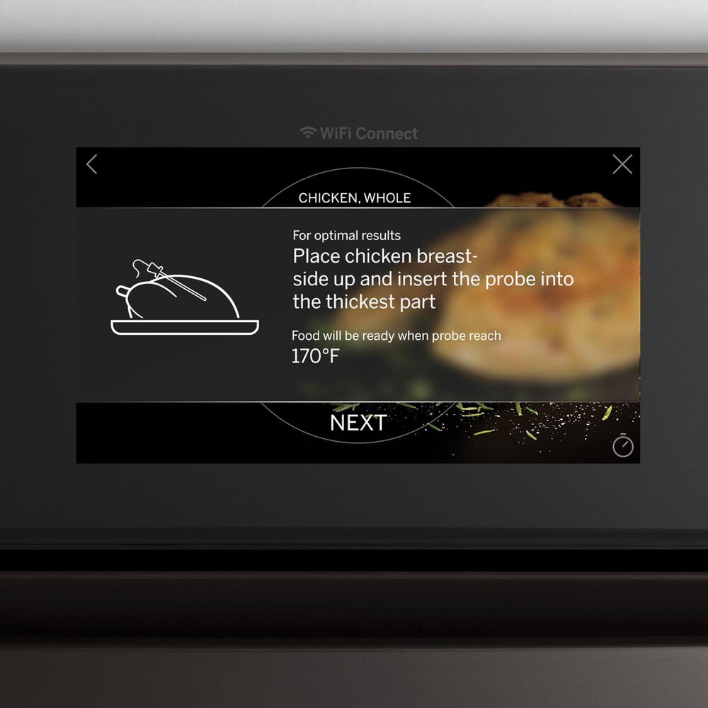 GE Profile 2-Piece Kitchen Package with Stainless Steel 30" Smart Built-In Double Wall Oven and Black 30" Energy Star Induction Cooktop, , large