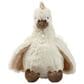 Lambs & Ivy Farmyard Friends Peep Chicken Plush Toy in White, Brown and Light Taupe, , large