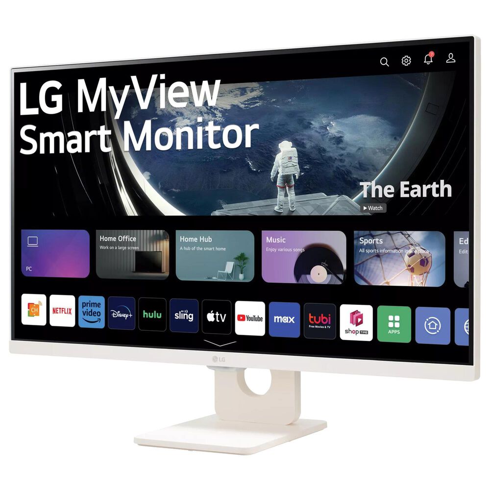 LG 27&quot; FHD IPS MyView Smart Monitor in White, , large