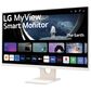 LG 27" FHD IPS MyView Smart Monitor in White, , large