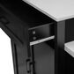 HOMLUX 83" Kitchen Island in Black, , large