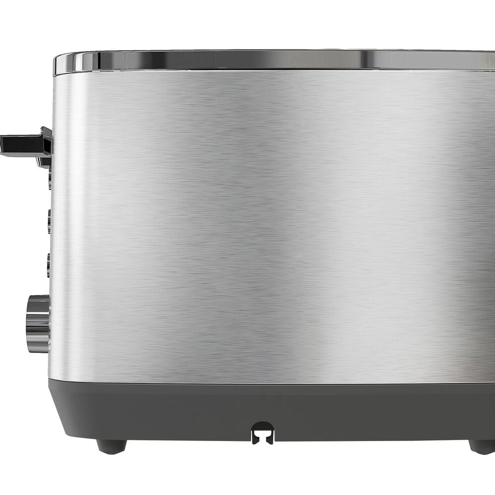 GE - 4-Slice Toaster - Stainless Steel